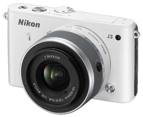 Nikon 1 J3 Kit Compact Numérique Hybride 14,2 Mpix + Optique 10-30 Mm Blanc